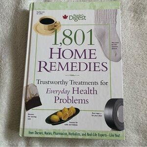 Readers Digest 1801 Home Remedies hardcover 2004​​​​​​